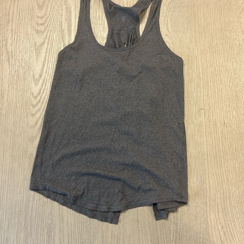 lululemon athletica Charcoal Racerback Tank Top